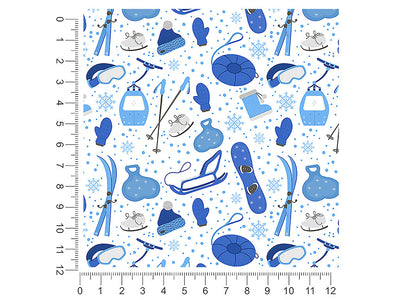 hitting slopes sport 1ft x 1ft Craft Sheets