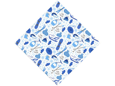 Hitting Slopes Sport Vinyl Wrap Pattern