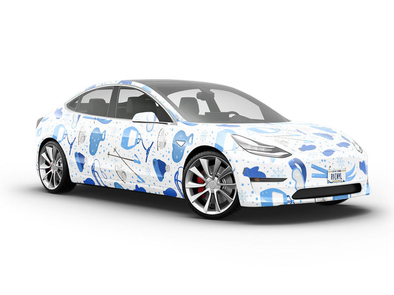 Hitting Slopes Sport Vehicle Vinyl Wrap