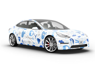 Hitting Slopes Sport Vehicle Vinyl Wrap