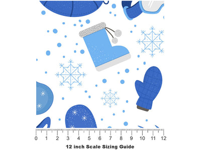 Hitting Slopes Sport Vinyl Film Pattern Size 12 inch Scale~Rwraps Hitting Slopes Sport Sizing Chart~2
