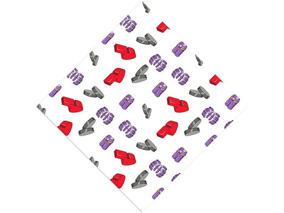 Hockey Gloves Sport Vinyl Wrap Pattern
