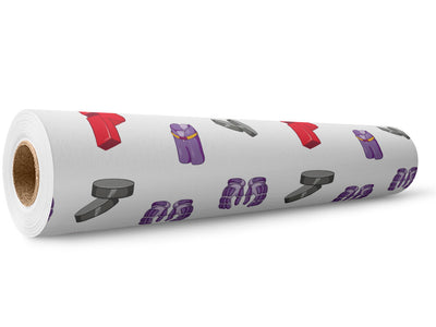 Hockey Gloves Sport Wrap Film Wholesale Roll~Rwraps Series 914 Digitally Printed Vinyl Roll~5