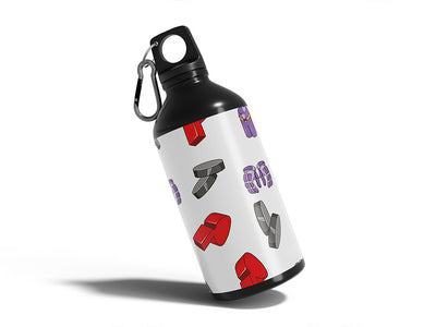 hockey gloves sport Water Bottle DIY Stickers