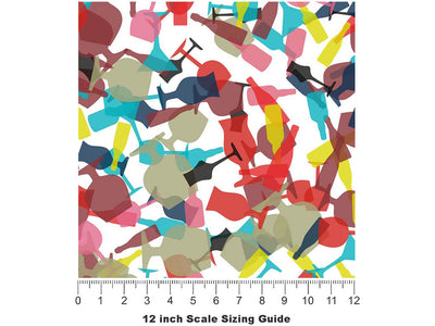 Holding Liquor Alcohol Vinyl Film Pattern Size 12 inch Scale~Rwraps Holding Liquor Alcohol Sizing Chart~2