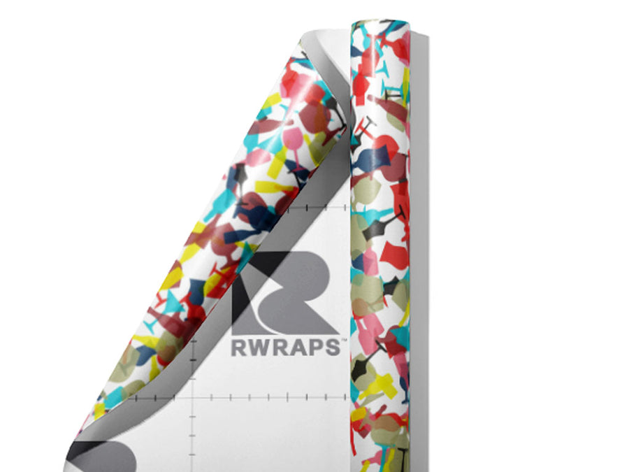 Holding Liquor Alcohol Wrap Film Sheets~Rwraps Series 914 Holding Liquor Alcohol Scrolled Sheet~3