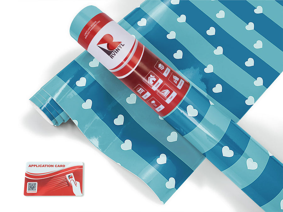 hole punched heart Craft Vinyl Roll