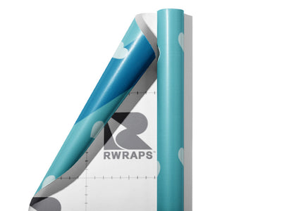 Hole Punched Heart Wrap Film Sheets~Rwraps Series 914 Hole Punched Heart Scrolled Sheet~3