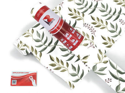 holiday fern floral Craft Vinyl Roll