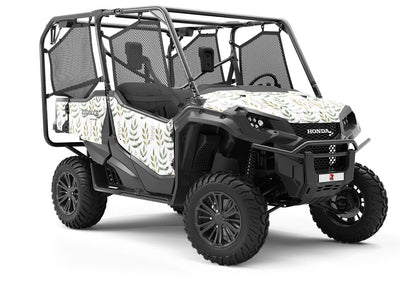 Holiday Fern Floral Utility Vehicle Vinyl Wrap