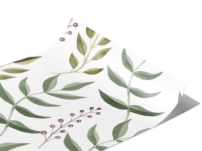 Holiday Fern Floral Vinyl Wraps~Rwraps Series 914 Digitally Printed Vinyl Wrap~0