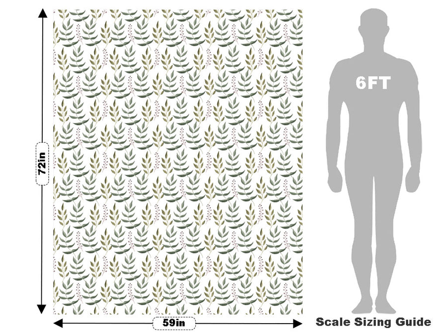 Holiday Fern Floral Vehicle Wrap Scale~Rwraps Series 914 Holiday Fern Floral Measurements~1