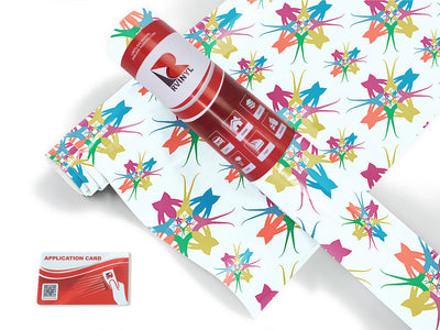 holiday party abstract geometric Craft Vinyl Roll