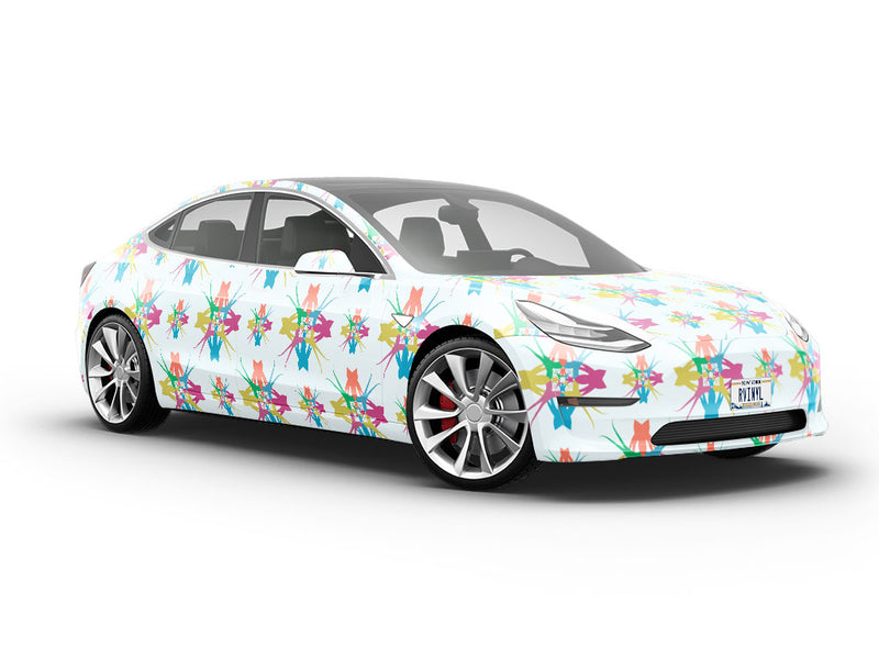 Holiday Party Abstract Vehicle Vinyl Wrap
