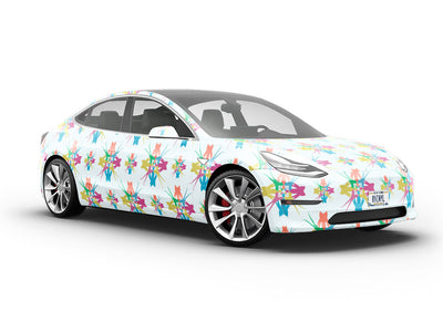 Holiday Party Abstract Vehicle Vinyl Wrap