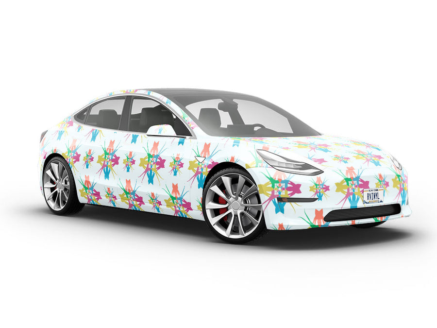 Holiday Party Abstract Vehicle Vinyl Wrap