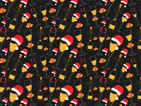 Holiday Spirit Alcohol Vinyl Wrap Pattern~Rwraps Series 914 Digitally Printed Vinyl Wrap~0