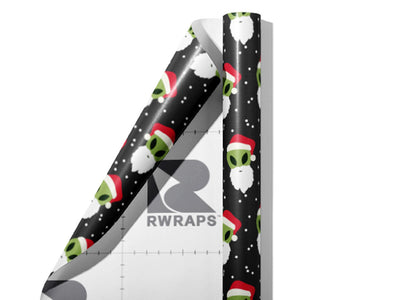 Holly Jolly Science Fiction Wrap Film Sheets~Rwraps Series 914 Holly Jolly Science Fiction Scrolled Sheet~3