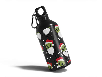 holly jolly science fiction Water Bottle DIY Stickers