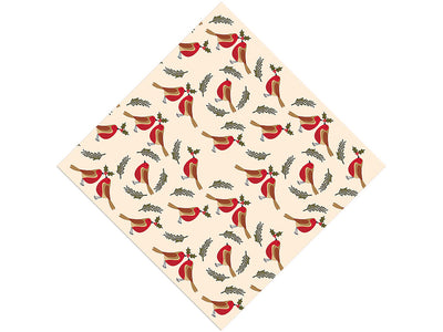 Holly Jolly Birds Vinyl Wrap Pattern
