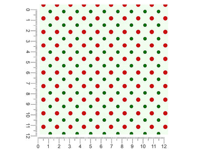 holly jolly polka dot 1ft x 1ft Craft Sheets