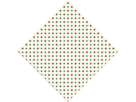 Holly Jolly Polka Dot Vinyl Wrap Pattern