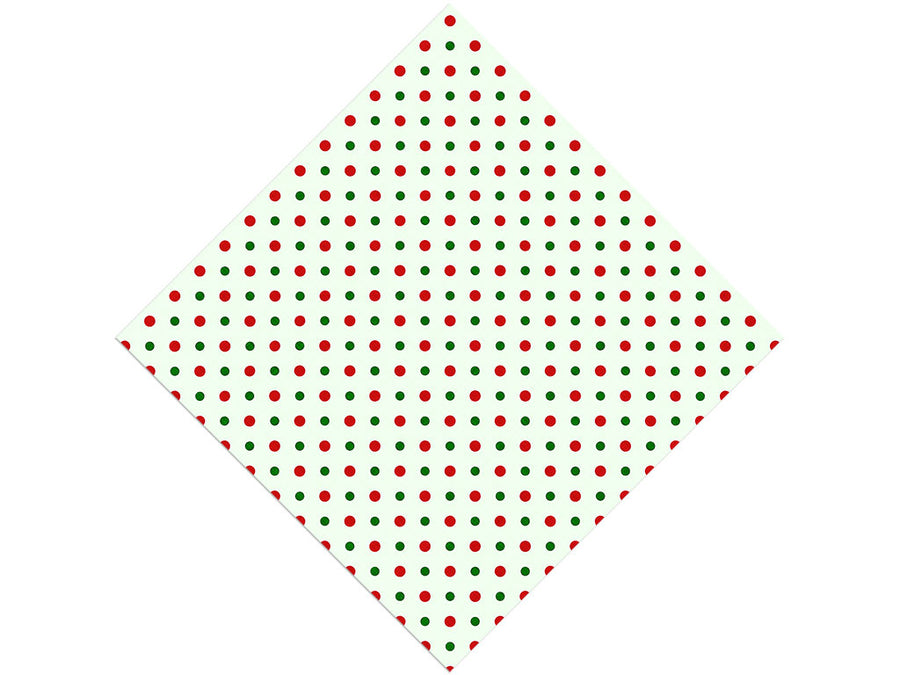 Holly Jolly Polka Dot Vinyl Wrap Pattern