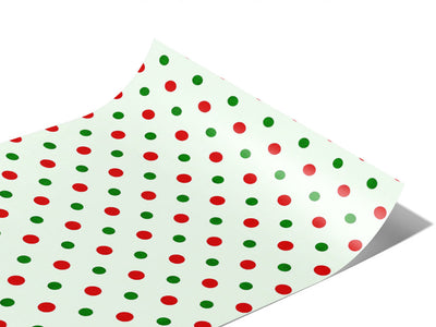 Holly Jolly Polka Dot Vinyl Wraps~Rwraps Series 914 Digitally Printed Vinyl Wrap~0
