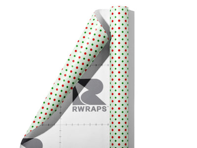Holly Jolly Polka Dot Wrap Film Sheets~Rwraps Series 914 Holly Jolly Polka Dot Scrolled Sheet~3