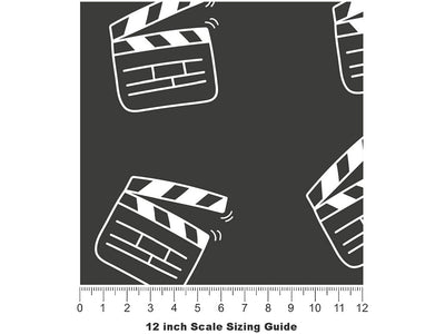 Hollywood Bound Americana Vinyl Film Pattern Size 12 inch Scale~Rwraps Hollywood Bound Americana Sizing Chart~3