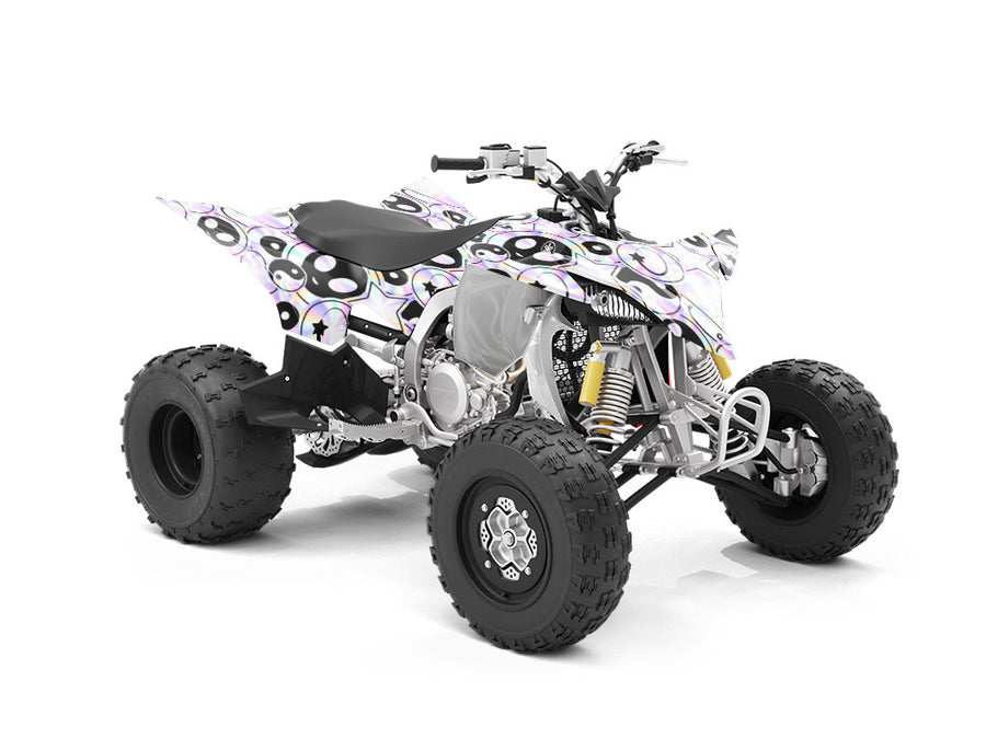 Holographic Aliens Sticker Bomb ATV Wrapping Vinyl
