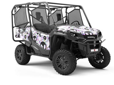 Holographic Aliens Sticker Bomb Utility Vehicle Vinyl Wrap