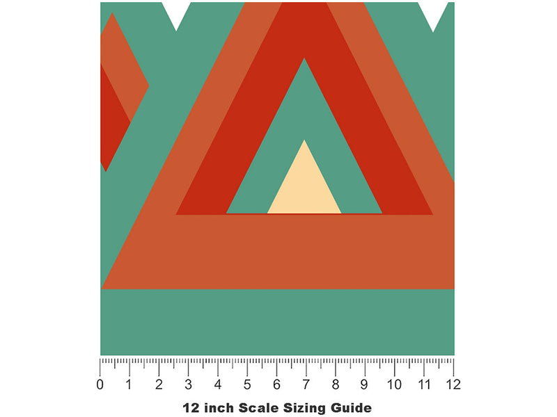 Holy Mountain Art Deco Vinyl Film Pattern Size 12 inch Scale~Rwraps Holy Mountain Art Deco Sizing Chart~2