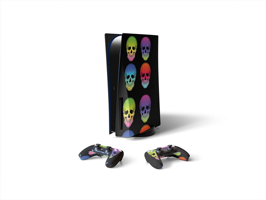 hombre skulls tattoo Sony PS5 DIY Skin