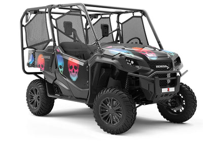 Hombre Skulls Tattoo Utility Vehicle Vinyl Wrap