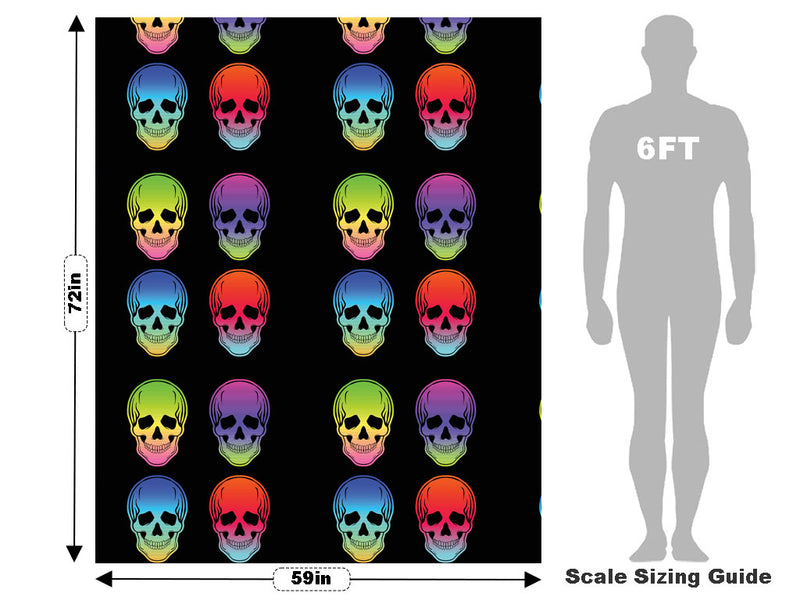 Hombre Skulls Tattoo Vehicle Wrap Scale~Rwraps Series 914 Hombre Skulls Tattoo Measurements~1