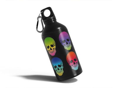 hombre skulls tattoo Water Bottle DIY Stickers