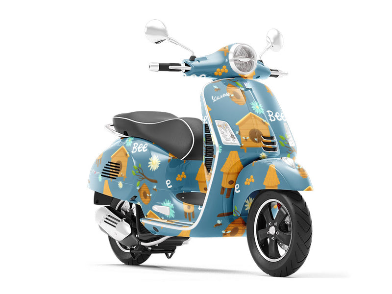 Home Sweet Home Bug Vespa Scooter Wrap Film