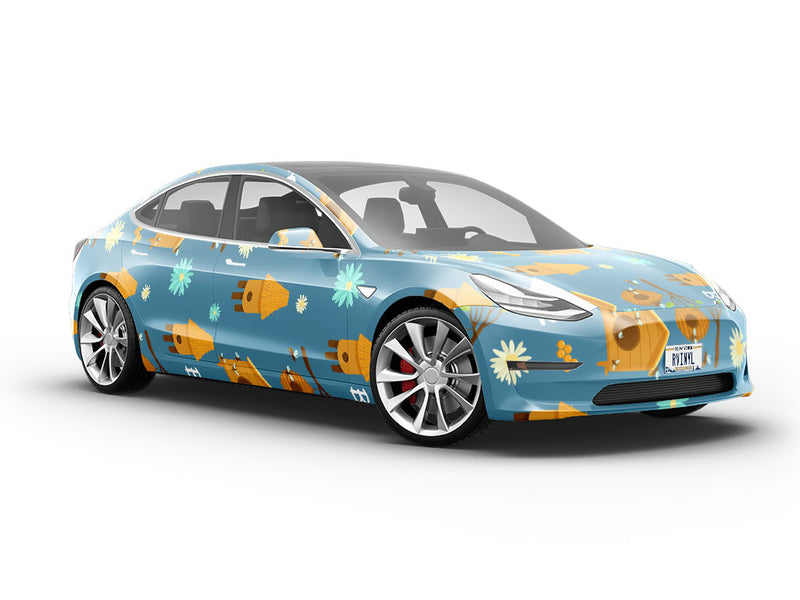 Home Sweet Home Bug Vehicle Vinyl Wrap