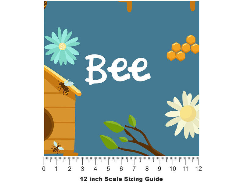 Home Sweet Home Bug Vinyl Film Pattern Size 12 inch Scale~Rwraps Home Sweet Home Bug Sizing Chart~2