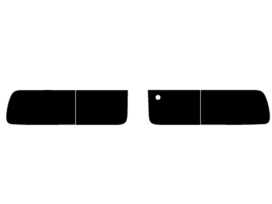 accord (sedan) Precut Tail Light Tint Diagram