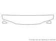 accord Avery Dennison Clear Bra Hood Precut PPF Diagram