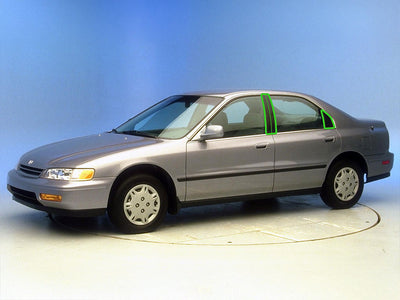 honda accord 1994-1997 (sedan) Pillar Post Trim Installation Location