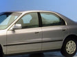 honda accord 1994-1997 (sedan) Brushed Aluminum Black Pillar Cover Diagram