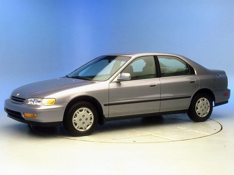 honda accord 1994-1997 (sedan) Brushed Aluminum Black Pillar Trim
