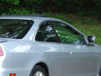 honda accord 1998-2002 (coupe) Gloss Black Pillar Cover Diagram