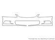 accord 3M Clear Bra Bumper Precut PPF Diagram
