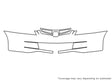 accord 3M Clear Bra Bumper Precut PPF Diagram