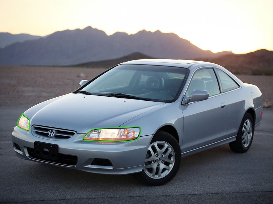 honda accord 2003-2005 (coupe) Headlight Protection Installation Location