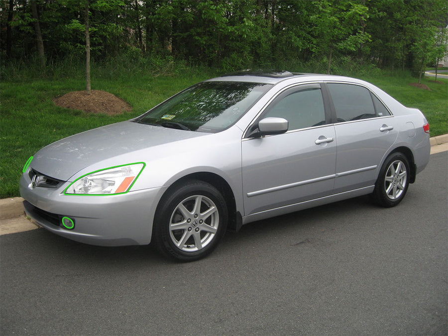 honda accord 2003-2005 (sedan) Headlight Protection Installation Location